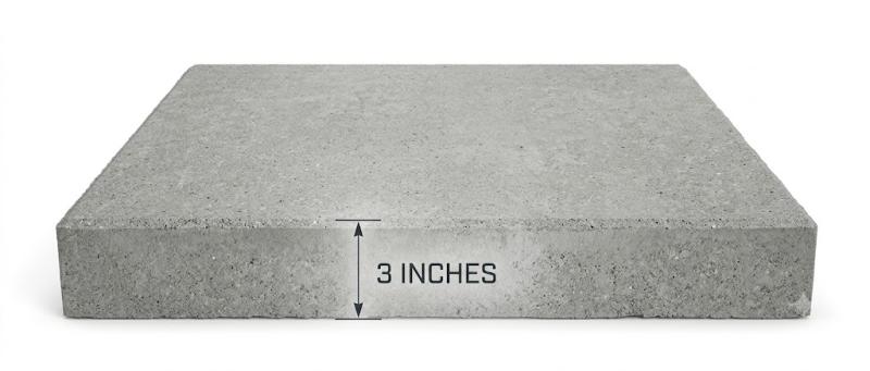 Cement Slab 3 Inch